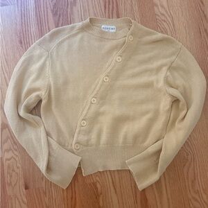 Boheme Women's Asymmetrical Button Cardigan